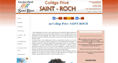 Desktop Screenshot of college-saint-roch-montpellier.com